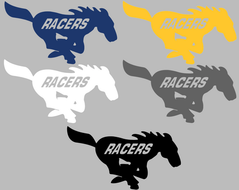 Murray State Racers Retro Throwback Logo Premium DieCut Vinyl Decal PICK COLOR & SIZE