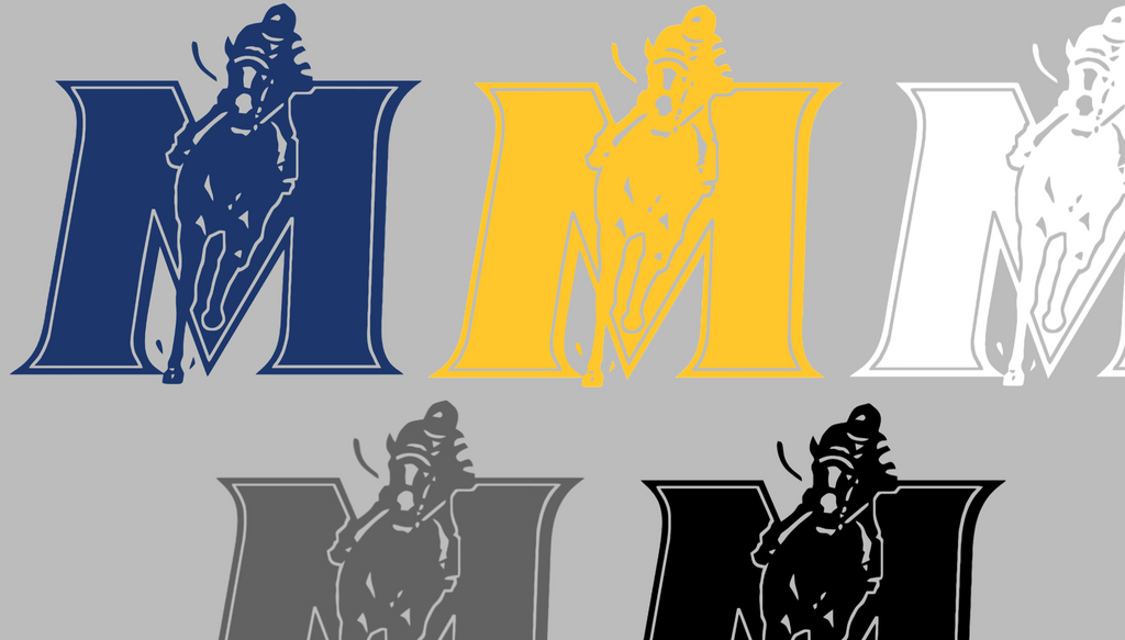 Murray State Racers Retro Throwback Logo Premium DieCut Vinyl Decal PICK COLOR & SIZE