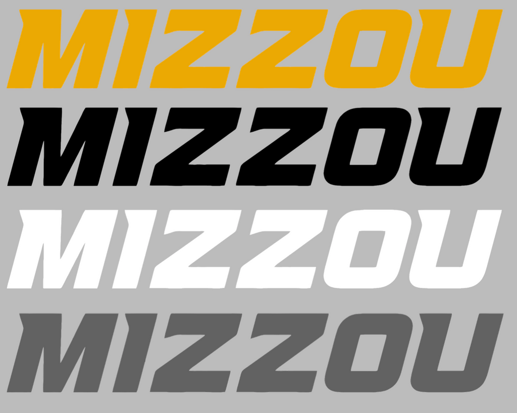 Mizzou Cold Color Code Missouri Tigers Mizzou Logo Premium Vinyl Decal PICK COLOR & SIZE ...