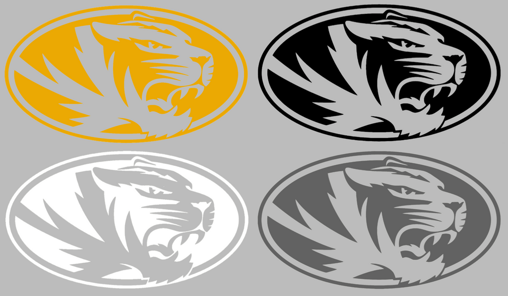 Missouri Tigers Team Logo Premium DieCut Vinyl Decal PICK COLOR & SIZE