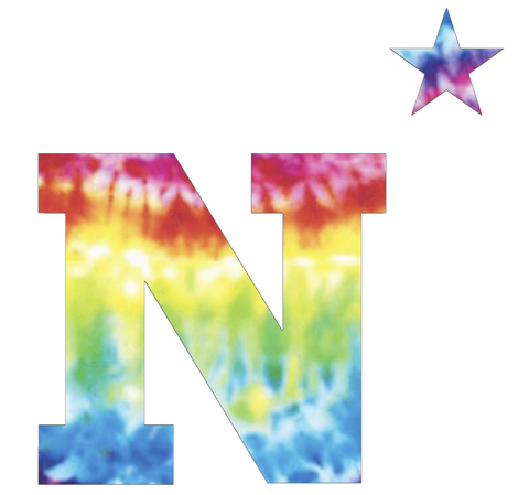 Navy Midshipmen Team Logo Crucial Catch Cancer Tie Dye Vinyl Decal PICK SIZE