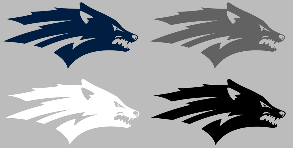 Nevada Wolf Pack Team Logo Premium DieCut Vinyl Decal PICK COLOR & SIZE