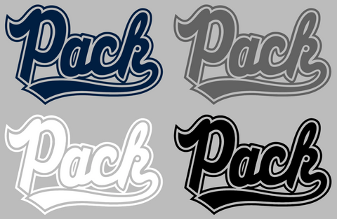 Nevada Wolf Pack Script Logo Premium DieCut Vinyl Decal PICK COLOR & SIZE