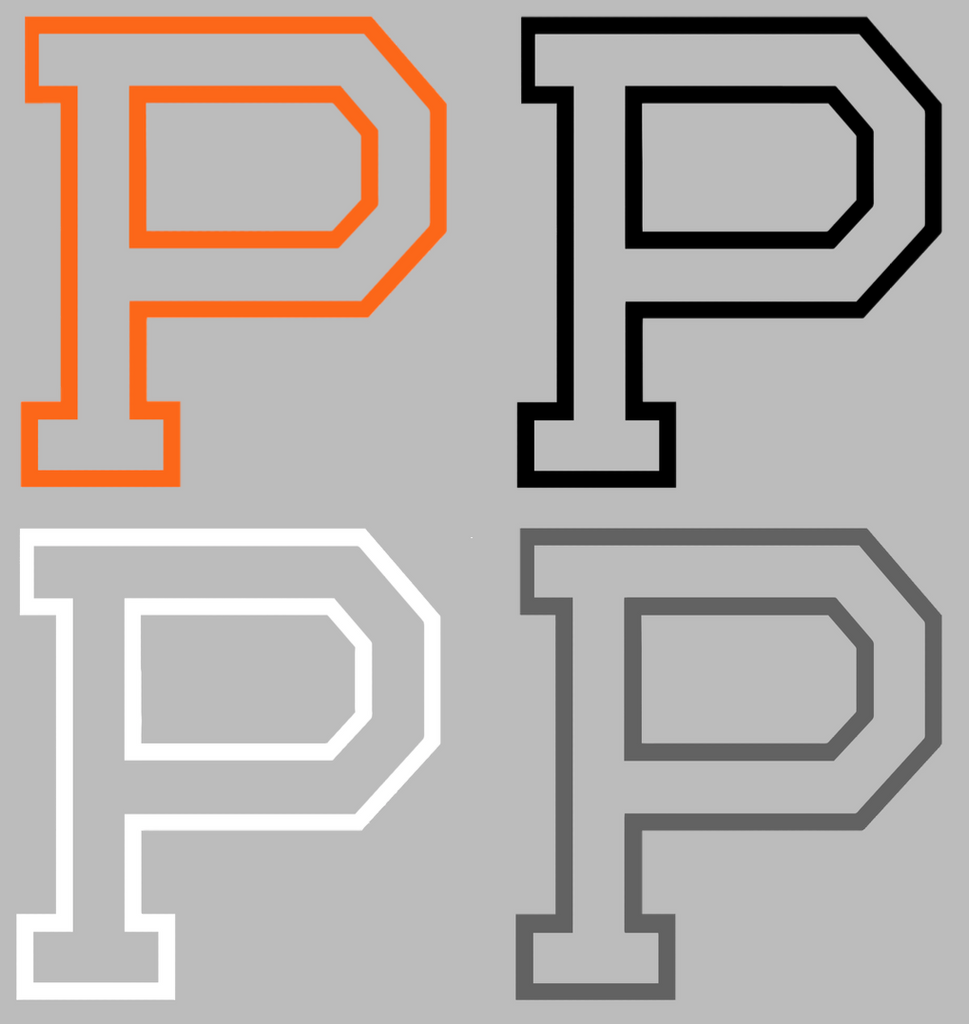 Princeton Tigers Retro Throwback Logo Premium DieCut Vinyl Decal PICK COLOR & SIZE
