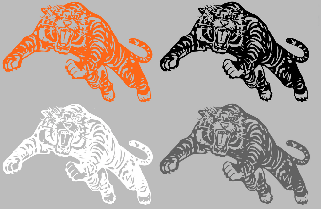 Princeton Tigers Retro Throwback Logo Premium DieCut Vinyl Decal PICK COLOR & SIZE
