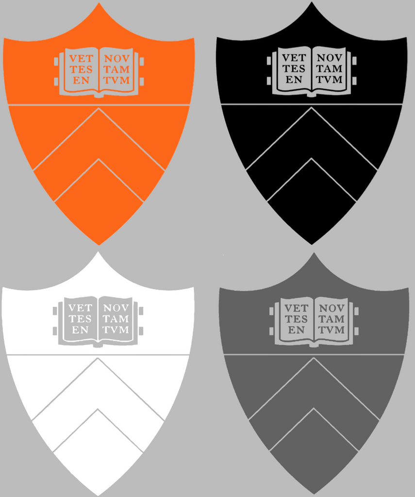 Princeton Tigers Crest Logo Premium DieCut Vinyl Decal PICK COLOR & SIZE
