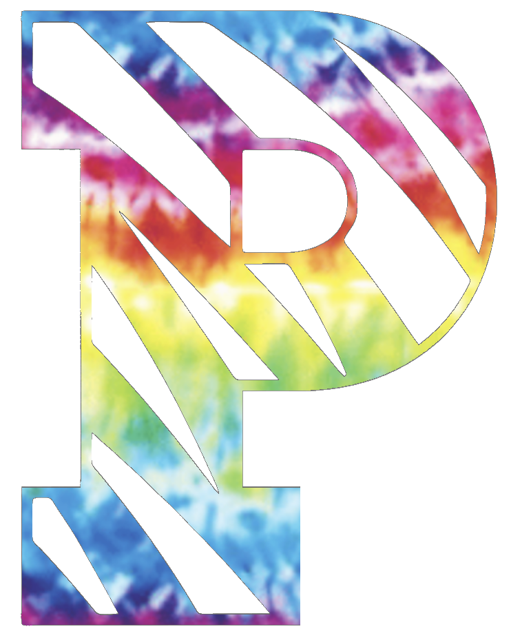 Princeton Tigers Team Logo Crucial Catch Cancer Tie Dye Vinyl Decal PICK SIZE
