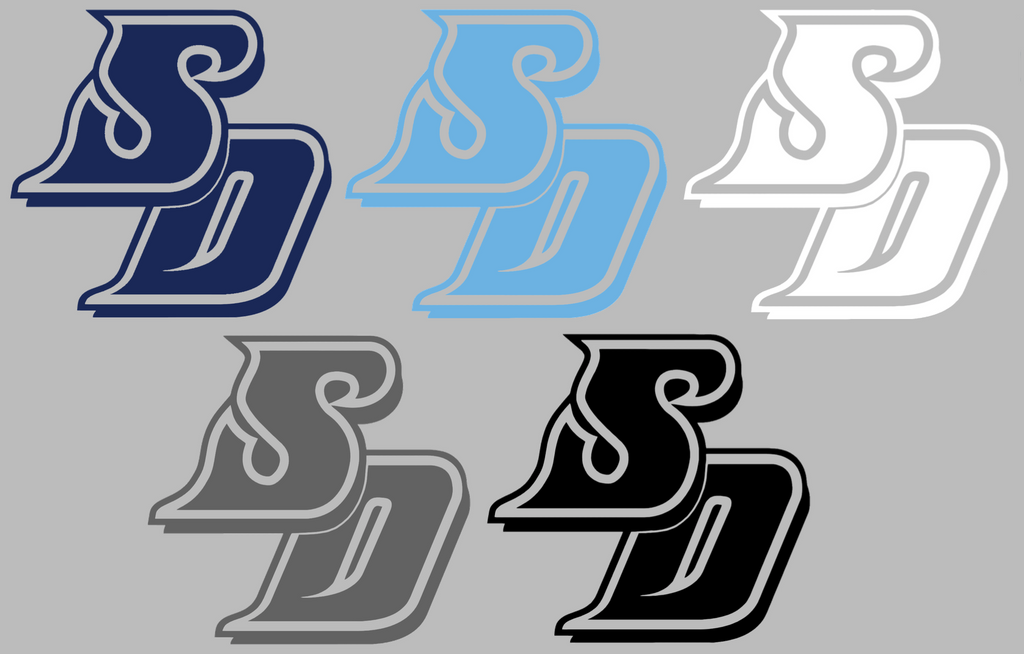 San Diego Toreros Team Logo Premium DieCut Vinyl Decal PICK COLOR & SIZE