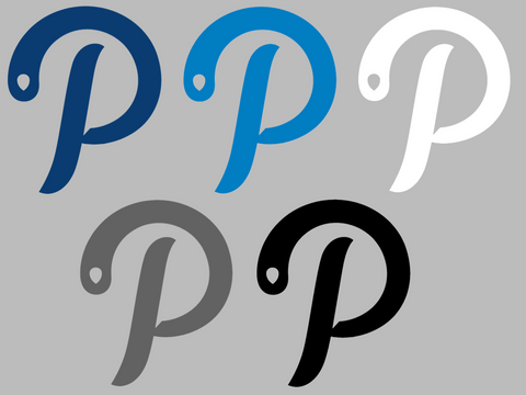 Saint Peters Peacocks P Logo Premium DieCut Vinyl Decal PICK COLOR & SIZE
