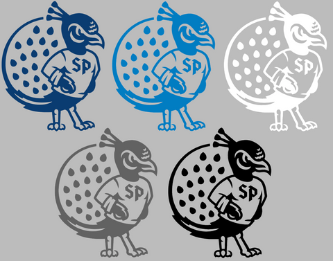 Saint Peters Peacocks Alternate Logo Premium DieCut Vinyl Decal PICK COLOR & SIZE