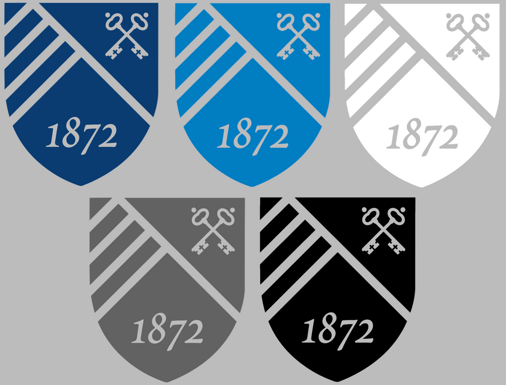 Saint Peters Peacocks Crest Logo Premium DieCut Vinyl Decal PICK COLOR & SIZE