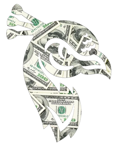 Saint Peters Peacocks Team Logo Money Print Premium DieCut Vinyl Decal PICK SIZE