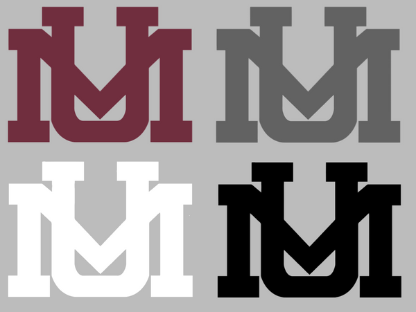 Montana Grizzlies UM Logo Premium DieCut Vinyl Decal PICK COLOR & SIZE