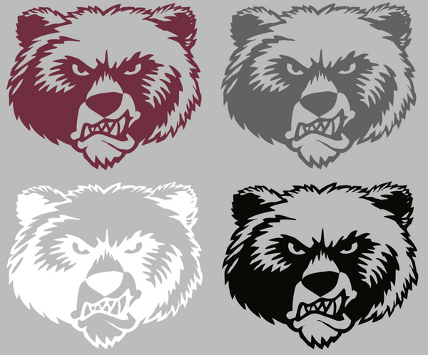 Montana Grizzlies Mascot Team Logo Premium DieCut Vinyl Decal PICK COLOR & SIZE