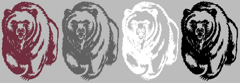 Montana Grizzlies Team Logo Premium DieCut Vinyl Decal PICK COLOR & SIZE
