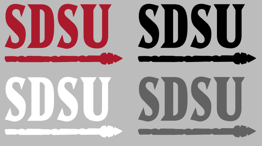 San Diego State Aztecs SDSU Logo Premium DieCut Vinyl Decal PICK COLOR & SIZE
