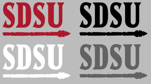 San Diego State Aztecs SDSU Logo Premium DieCut Vinyl Decal PICK COLOR & SIZE