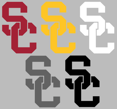 USC Southern California Trojans Team Logo Premium DieCut Vinyl Decal PICK COLOR & SIZE