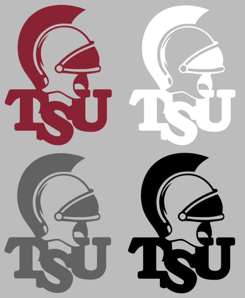 Troy Trojans Retro Throwback Logo Premium DieCut Vinyl Decal PICK COLOR & SIZE