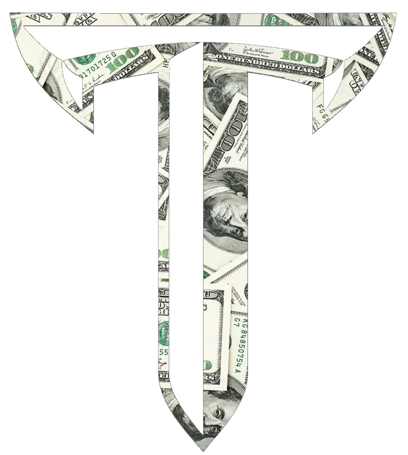 Troy Trojans Team Logo Money Print Premium DieCut Vinyl Decal PICK SIZE