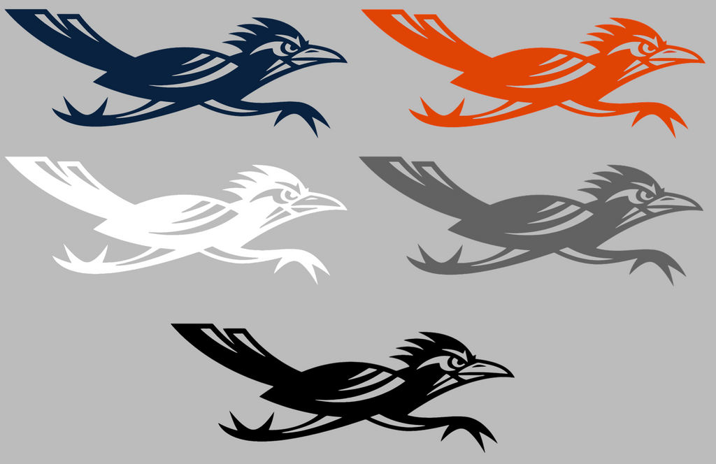 Texas San Antonio Roadrunners Alternate Logo Premium DieCut Vinyl Decal PICK COLOR & SIZE