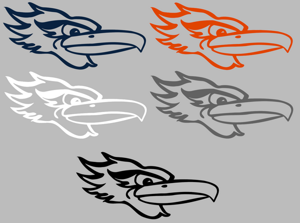 Texas San Antonio Roadrunners Retro Throwback Logo Premium DieCut Vinyl Decal PICK COLOR & SIZE