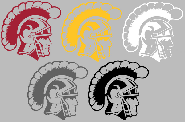 USC Southern California Trojans Retro Throwback Logo Premium DieCut Vinyl Decal PICK COLOR & SIZE