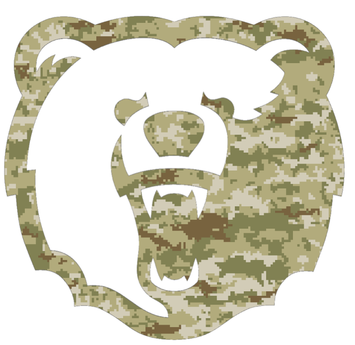 Morgan State Bears Team Logo Salute to Service Camouflage Camo Vinyl Decal PICK SIZE