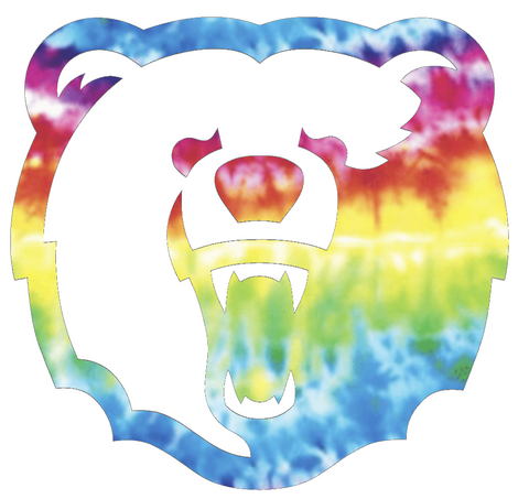 Morgan State Bears Team Logo Crucial Catch Cancer Tie Dye Vinyl Decal PICK SIZE