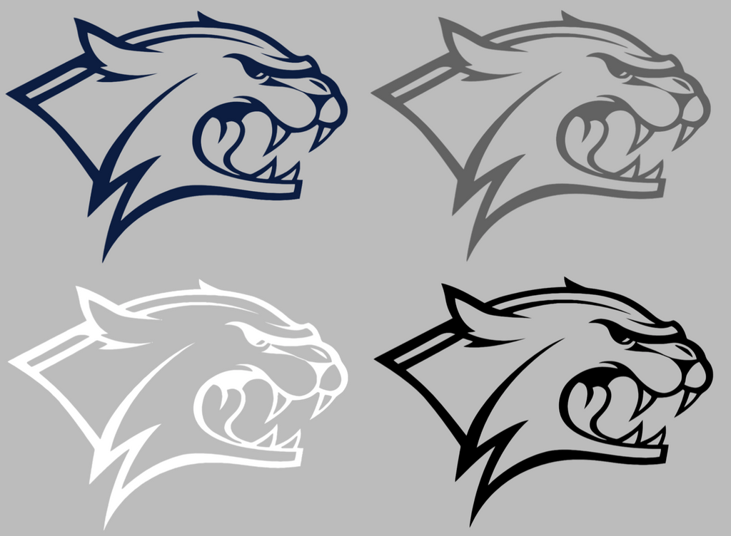 New Hampshire Wildcats Team Logo Premium DieCut Vinyl Decal PICK COLOR & SIZE