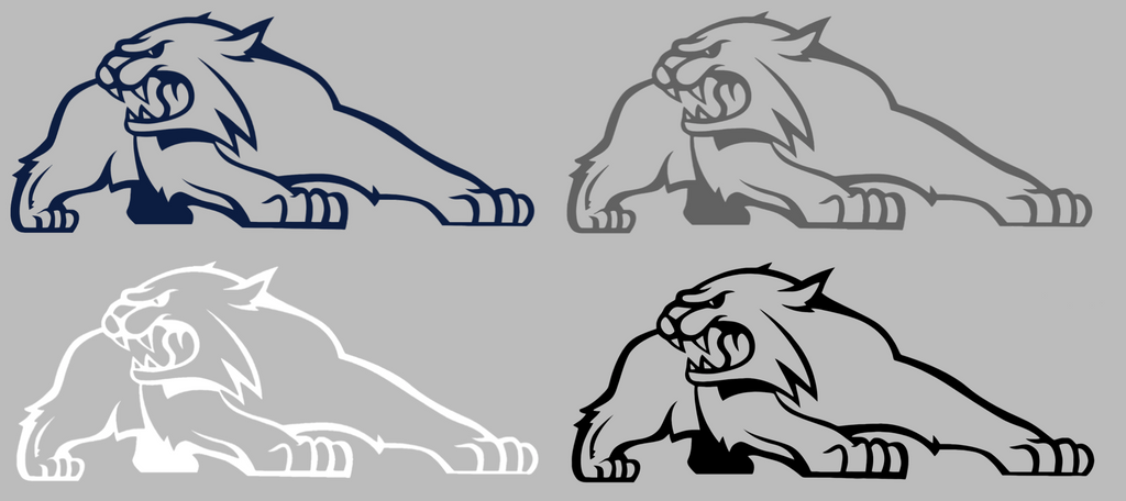 New Hampshire Wildcats Alternate Logo Premium DieCut Vinyl Decal PICK COLOR & SIZE
