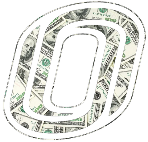 Nebraska Omaha Mavericks Team Logo Money Print Premium DieCut Vinyl Decal PICK SIZE