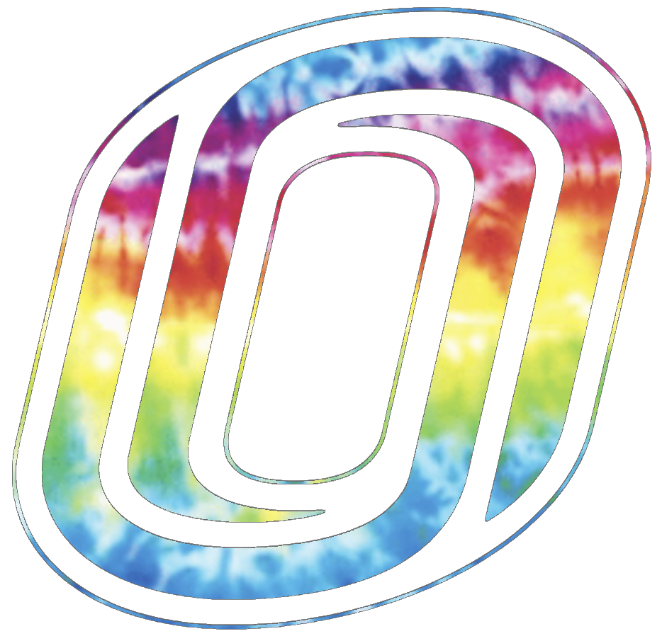 Nebraska Omaha Mavericks Team Logo Crucial Catch Cancer Tie Dye Vinyl Decal PICK SIZE