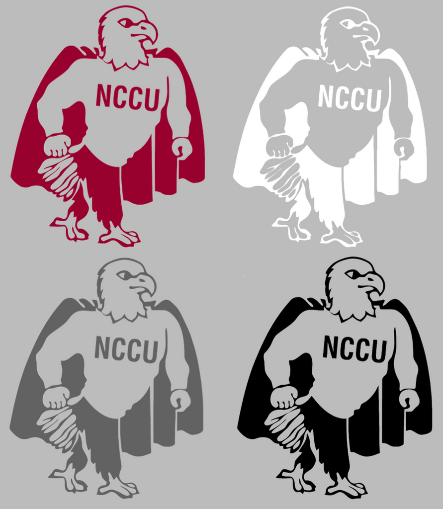 NCCU Eagles Retro Throwback Logo Premium DieCut Vinyl Decal PICK COLOR & SIZE