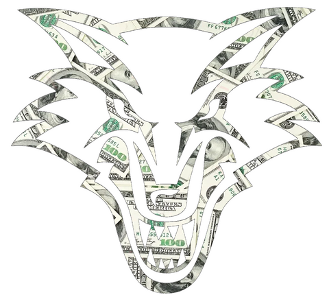 New Mexico Lobos Team Logo Money Print Premium DieCut Vinyl Decal PICK SIZE
