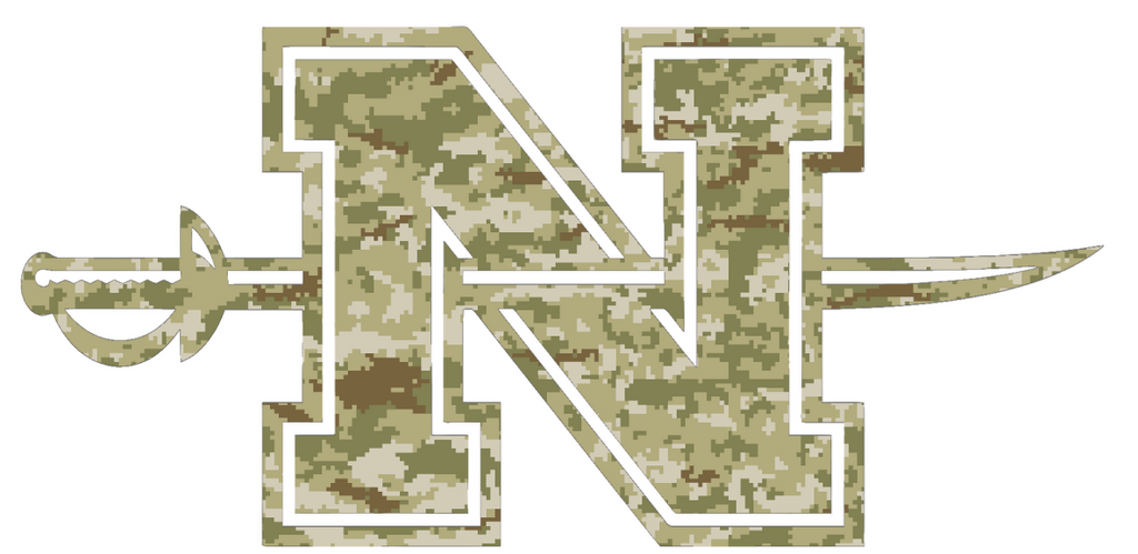 Nicholls State Colonels Salute to Service Camouflage Camo Vinyl Decal PICK SIZE