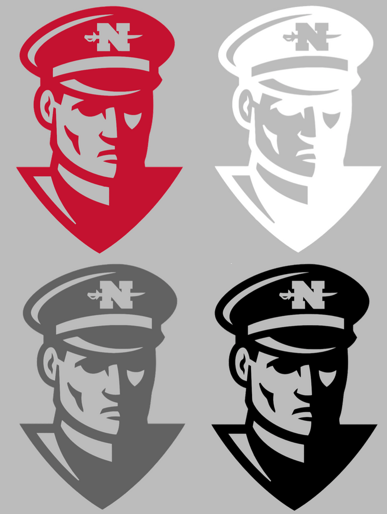 Nicholls State Colonels Mascot Logo Premium DieCut Vinyl Decal PICK COLOR & SIZE