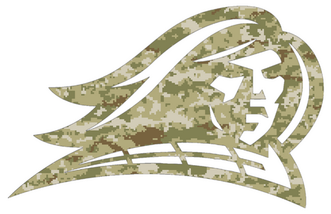NJIT Highlanders Team Logo Salute to Service Camouflage Camo Vinyl Decal PICK SIZE