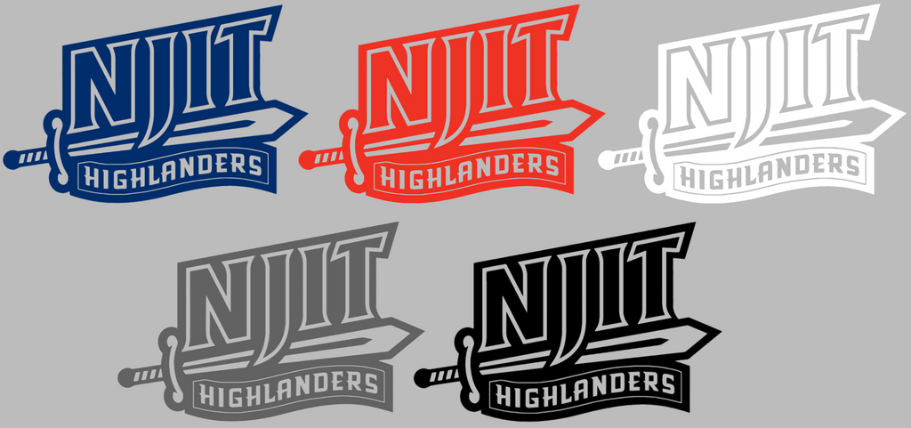 NJIT Highlanders Alternate Logo Premium DieCut Vinyl Decal PICK COLOR & SIZE