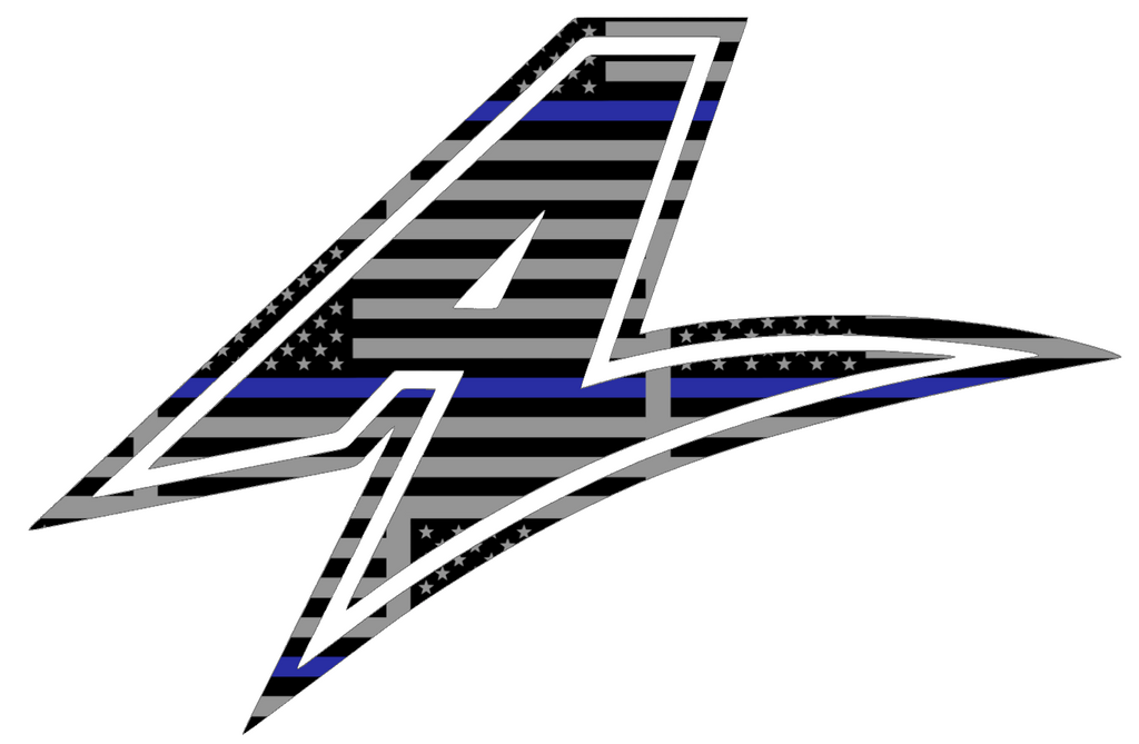 North Carolina Asheville Bulldogs A Logo Thin Blue Line American Flag Premium DieCut Vinyl Decal PICK SIZE