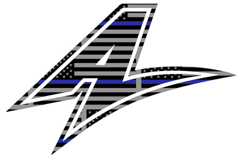 North Carolina Asheville Bulldogs A Logo Thin Blue Line American Flag Premium DieCut Vinyl Decal PICK SIZE