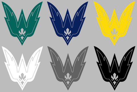 NC Wilmington Seahawks Alternate Logo Premium DieCut Vinyl Decal PICK COLOR & SIZE