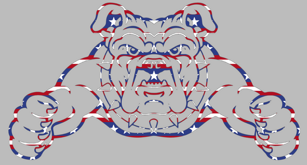 North Carolina AT&T Aggies Team Logo Stars & Stripes USA American Flag Vinyl Decal PICK SIZE