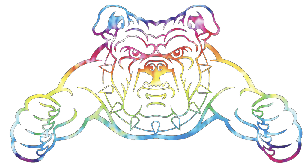 North Carolina AT&T Aggies Team Logo Crucial Catch Cancer Tie Dye Vinyl Decal PICK SIZE