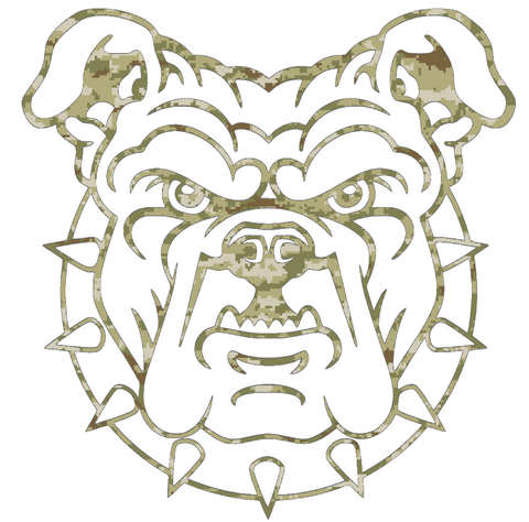 North Carolina AT&T Aggies Alternate Logo Salute to Service Camouflage Camo Vinyl Decal PICK SIZE