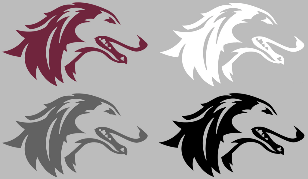 Southern Illinois Salukis Team Logo Premium DieCut Vinyl Decal PICK COLOR & SIZE