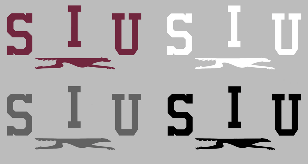 Southern Illinois Salukis Retro Throwback Logo Premium DieCut Vinyl Decal PICK COLOR & SIZE