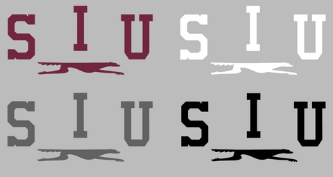 Southern Illinois Salukis Retro Throwback Logo Premium DieCut Vinyl Decal PICK COLOR & SIZE