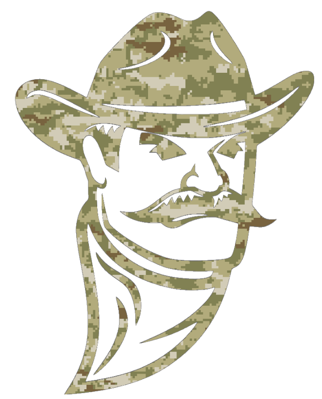 New Mexico State Aggies Team Logo Salute to Service Camouflage Camo Vinyl Decal PICK SIZE