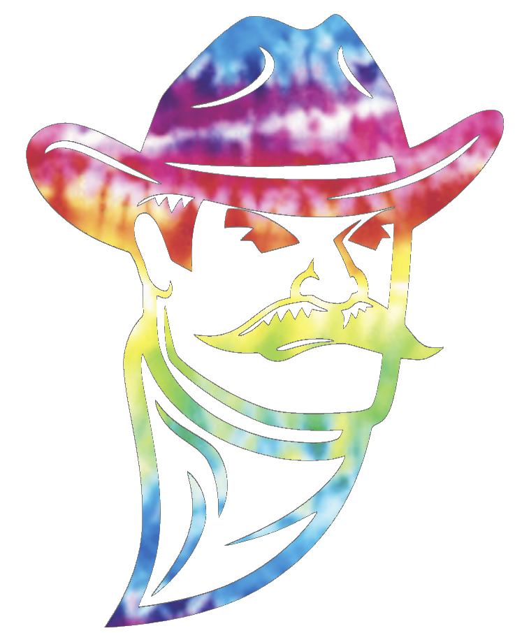 New Mexico State Aggies Team Logo Crucial Catch Cancer Tie Dye Vinyl Decal PICK SIZE